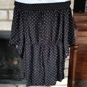 Xhileration polka dotted romper